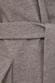 Вовняне пальто Beatrice B колір сірий перехідний oversize