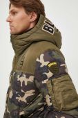 Куртка Blauer чоловіча колір зелений зимова (3578799)