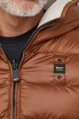 Двостороння пухова куртка Blauer чоловіча колір бежевий зимова