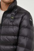 Пухова куртка Blauer чоловіча колір чорний перехідна (3578808)