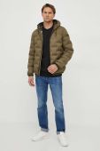 Пухова куртка Blauer чоловіча колір зелений перехідна