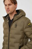 Пухова куртка Blauer чоловіча колір зелений перехідна