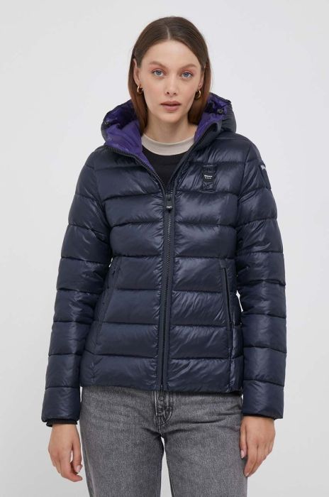 Куртка Blauer жіноча колір синій зимова (3490821)