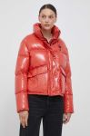 Пухова куртка Blauer жіноча колір помаранчевий зимова