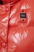 Пухова куртка Blauer жіноча колір помаранчевий зимова