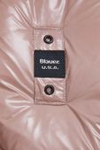 Пухова куртка Blauer жіноча колір рожевий зимова