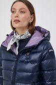 Пухова куртка Blauer жіноча колір синій зимова