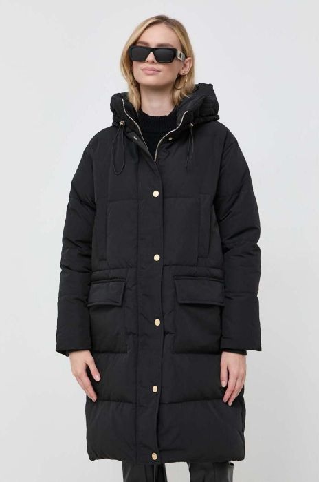 Пухова куртка Silvian Heach жіноча колір чорний зимова (3468426)