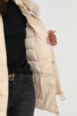 Пухова куртка Silvian Heach жіноча колір бежевий зимова