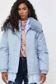 Пухова куртка Silvian Heach жіноча зимова колір блакитний