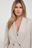 Піджак Silvian Heach колір бежевий двобортний однотонна (3615723)
