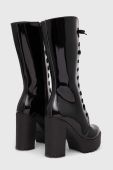 Чоботи Altercore Alexa жіночі колір чорний каблук блок Alexa.Vegan