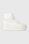 Шкіряні кросівки Charles Footwear Zana колір білий Zana.Sneaker.High.White