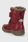 Дитячі шкіряні зимові черевики Froddo колір бордовий (3464243)