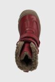 Дитячі шкіряні зимові черевики Froddo колір бордовий (3464243)
