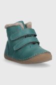 Дитячі шкіряні зимові черевики Froddo колір бірюзовий (3448452)
