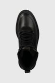 Шкіряні черевики Wojas чоловічі колір чорний 2408971