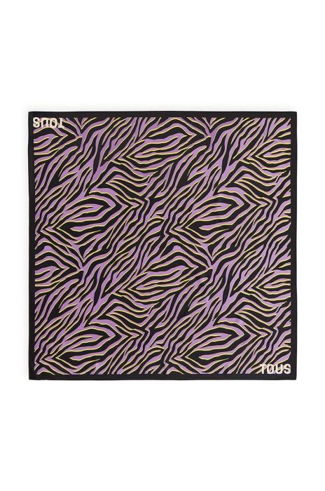 Хустка Tous жіноча колір чорний візерунок (3426872)