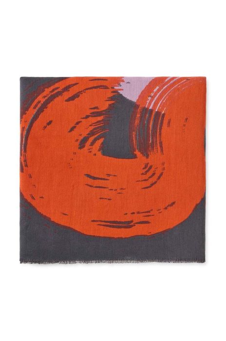 Хустка Tous жіноча колір сірий візерунок (3654378)