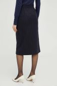 Спідниця Silvian Heach колір синій midi пряма