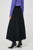 Спідниця Liviana Conti колір чорний midi розкльошена