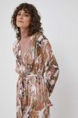 Сукня Mos Mosh колір бежевий midi розкльошена