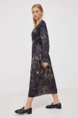 Сукня Mos Mosh колір чорний midi розкльошена