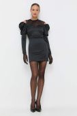 Сукня Silvian Heach колір чорний mini пряма (3521034)