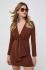 Сукня Silvian Heach колір коричневий mini облягаюча (3643011)