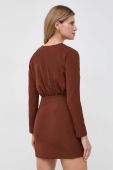 Сукня Silvian Heach колір коричневий mini облягаюча (3643011)