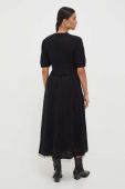 Сукня Silvian Heach колір чорний midi розкльошена (3530449)