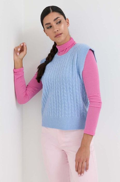 Безрукавка Silvian Heach колір блакитний