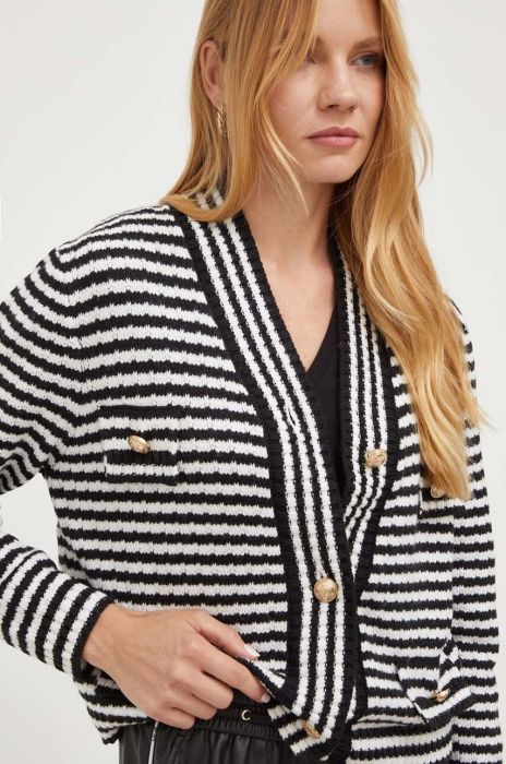 Кардиган з домішкою вовни Silvian Heach колір білий