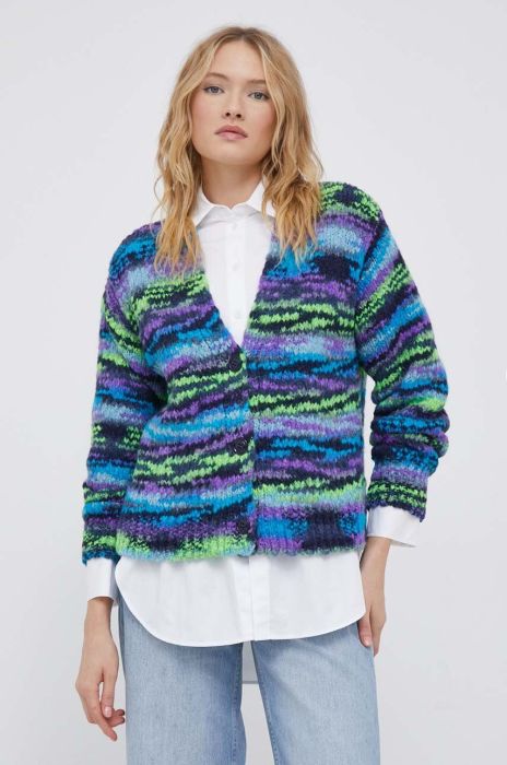 Кардиган з домішкою вовни Rich & Royal теплий колір барвистий (3505107)