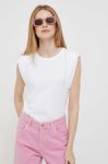 Бавовняний топ Rich & Royal колір білий