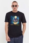 Бавовняна футболка Volcom x Max Sherman колір чорний з принтом (3540126)