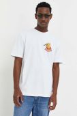 Бавовняна футболка Volcom колір білий з принтом (3530403)